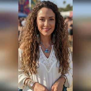 925 Sterling Silver With Cotton Candy And Turquoise Stones